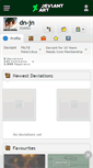 Mobile Screenshot of dn-jn.deviantart.com
