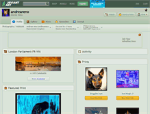 Tablet Screenshot of andreareno.deviantart.com