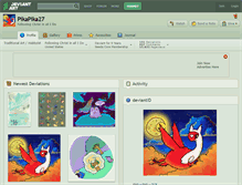 Tablet Screenshot of pikapika27.deviantart.com