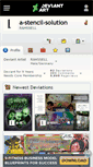 Mobile Screenshot of a-stencil-solution.deviantart.com