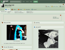 Tablet Screenshot of haru-chan123.deviantart.com