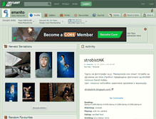 Tablet Screenshot of amanito.deviantart.com