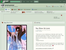 Tablet Screenshot of neversummer.deviantart.com