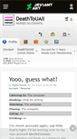 Mobile Screenshot of deathtouall.deviantart.com