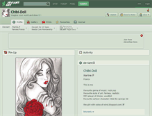 Tablet Screenshot of chibi-doll.deviantart.com