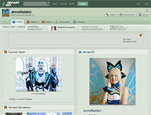 Tablet Screenshot of jewelmaiden.deviantart.com