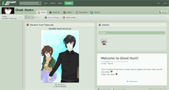 Desktop Screenshot of ghost--hunt.deviantart.com