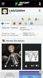 Mobile Screenshot of ladygalatee.deviantart.com