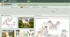 Desktop Screenshot of dead-raccoons.deviantart.com