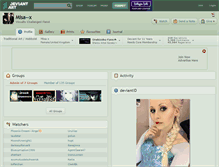 Tablet Screenshot of misa--x.deviantart.com