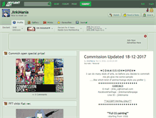 Tablet Screenshot of jinkimania.deviantart.com