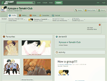 Tablet Screenshot of kyouya-x-tamaki-club.deviantart.com