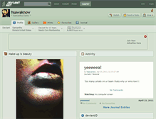 Tablet Screenshot of hsawaknow.deviantart.com