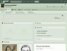 Tablet Screenshot of chuck-schuldiner.deviantart.com