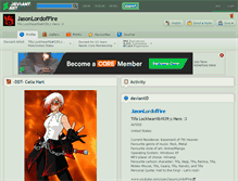 Tablet Screenshot of jasonlordoffire.deviantart.com