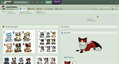 Desktop Screenshot of minithefox.deviantart.com
