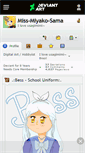 Mobile Screenshot of miss-miyako-sama.deviantart.com