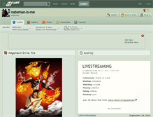 Tablet Screenshot of nateman-is-me.deviantart.com