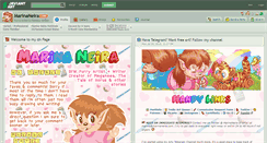Desktop Screenshot of marinaneira.deviantart.com