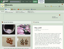 Tablet Screenshot of dpbjewelry.deviantart.com