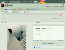 Tablet Screenshot of hephaestuss.deviantart.com