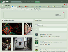 Tablet Screenshot of elhrrah.deviantart.com