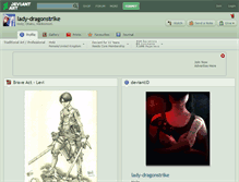 Tablet Screenshot of lady-dragonstrike.deviantart.com