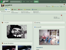 Tablet Screenshot of laura0010.deviantart.com