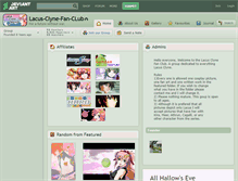 Tablet Screenshot of lacus-clyne-fan-club.deviantart.com