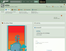 Tablet Screenshot of morbo.deviantart.com