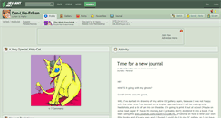 Desktop Screenshot of den-lille-friken.deviantart.com