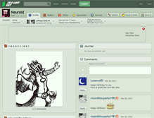 Tablet Screenshot of neuroid.deviantart.com