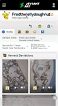 Mobile Screenshot of fredthejellydoughnut.deviantart.com