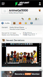 Mobile Screenshot of animegal5000.deviantart.com