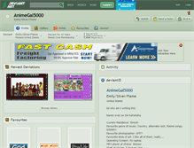 Tablet Screenshot of animegal5000.deviantart.com