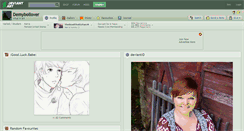 Desktop Screenshot of demyboilover.deviantart.com