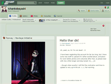 Tablet Screenshot of ichankobayashi.deviantart.com