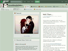 Tablet Screenshot of kuroshitsujiartists.deviantart.com