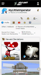 Mobile Screenshot of mylittleimperator.deviantart.com