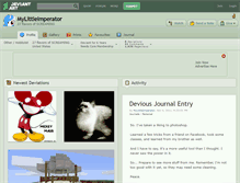 Tablet Screenshot of mylittleimperator.deviantart.com