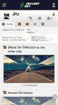 Mobile Screenshot of jpu.deviantart.com