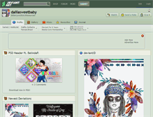 Tablet Screenshot of dalilasweetbaby.deviantart.com