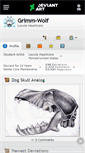 Mobile Screenshot of grimm-wolf.deviantart.com