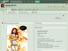 Tablet Screenshot of orlando-phoenix.deviantart.com