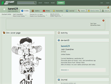 Tablet Screenshot of kane629.deviantart.com