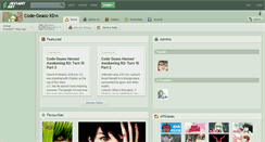 Desktop Screenshot of code-geass-xd.deviantart.com