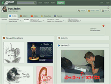 Tablet Screenshot of iron-jaden.deviantart.com
