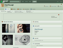 Tablet Screenshot of iwanttolaugh.deviantart.com