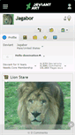 Mobile Screenshot of jagabor.deviantart.com