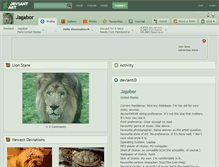 Tablet Screenshot of jagabor.deviantart.com